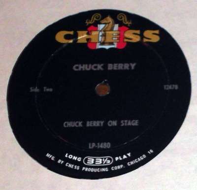 Chuck Berry: On Stage - original label