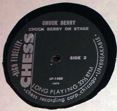 Chuck Berry: On Stage - original label