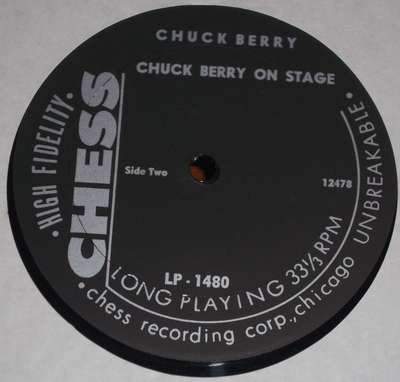 Chuck Berry: On Stage - original label