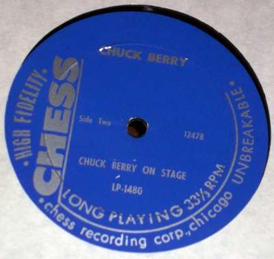 Chuck Berry: On Stage - original label