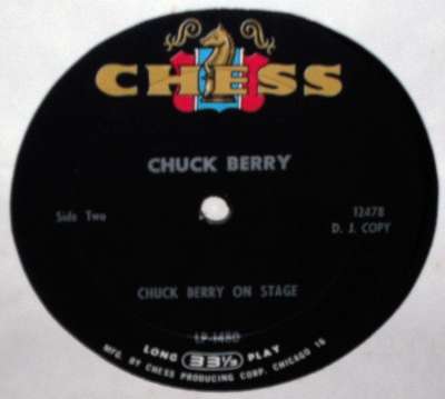 Chuck Berry: On Stage - original label DJ copy