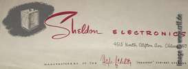 Sheldon Electronics letterhead