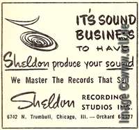 Sheldon advertizing, Cash Box 25.4.1959, page 38
