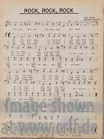 Rock, Rock, Rock - sheet music