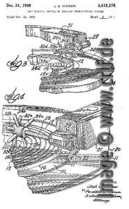 Jack Wiener, Patent Drawing, Continuous Record Player