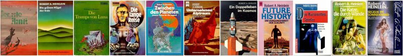 Diverse deutschsprachige Heinlein-Bücher